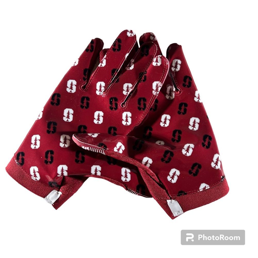 NIKE NCAA Vapor Knit 4.0 Red FOOTBALL GLOVES Stanford MENS 3XL DX5291-620 New